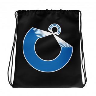 Port Fish Logo - Drawstring Bag